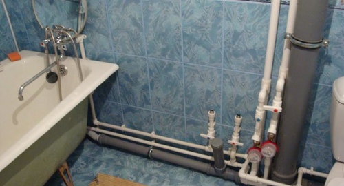 Замена разводки в ванне. Черемхово